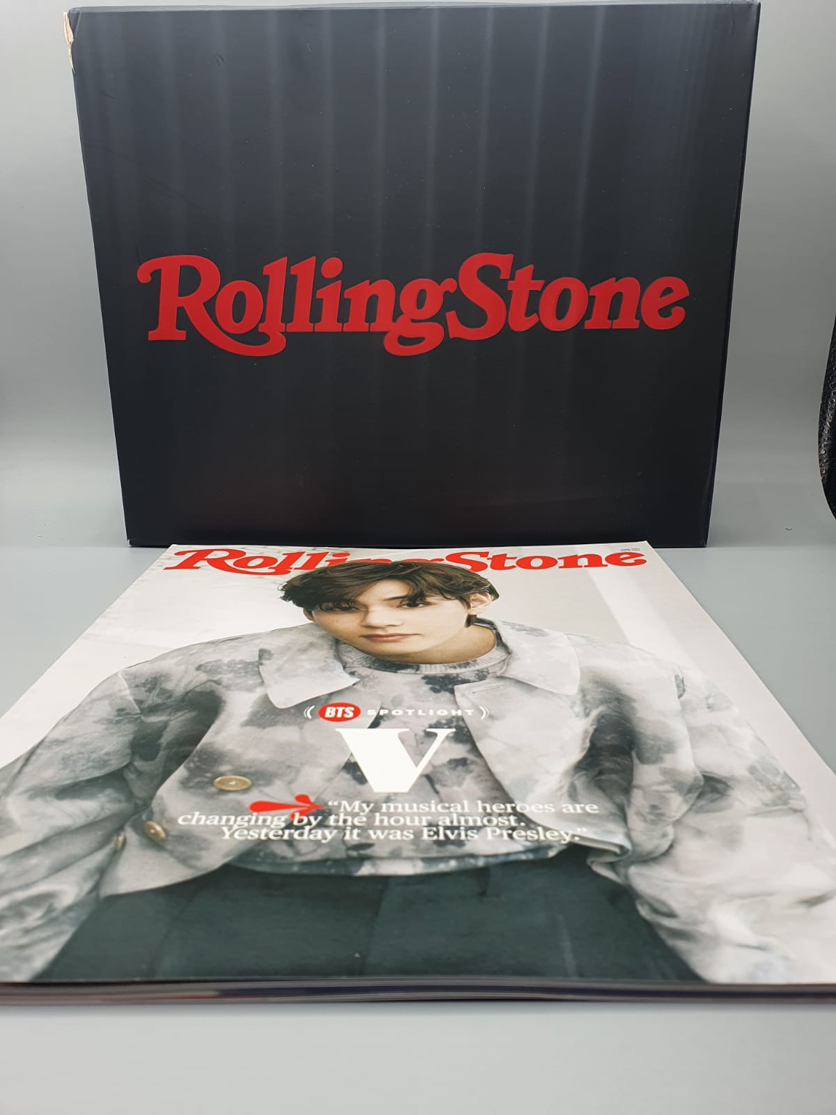 BTS Rolling Stone BTS Cover Edition 8pcs Magazines Collectors Box Set Autographed Jimin V RM Jungkook Jhope Jin Suga Limited Edition