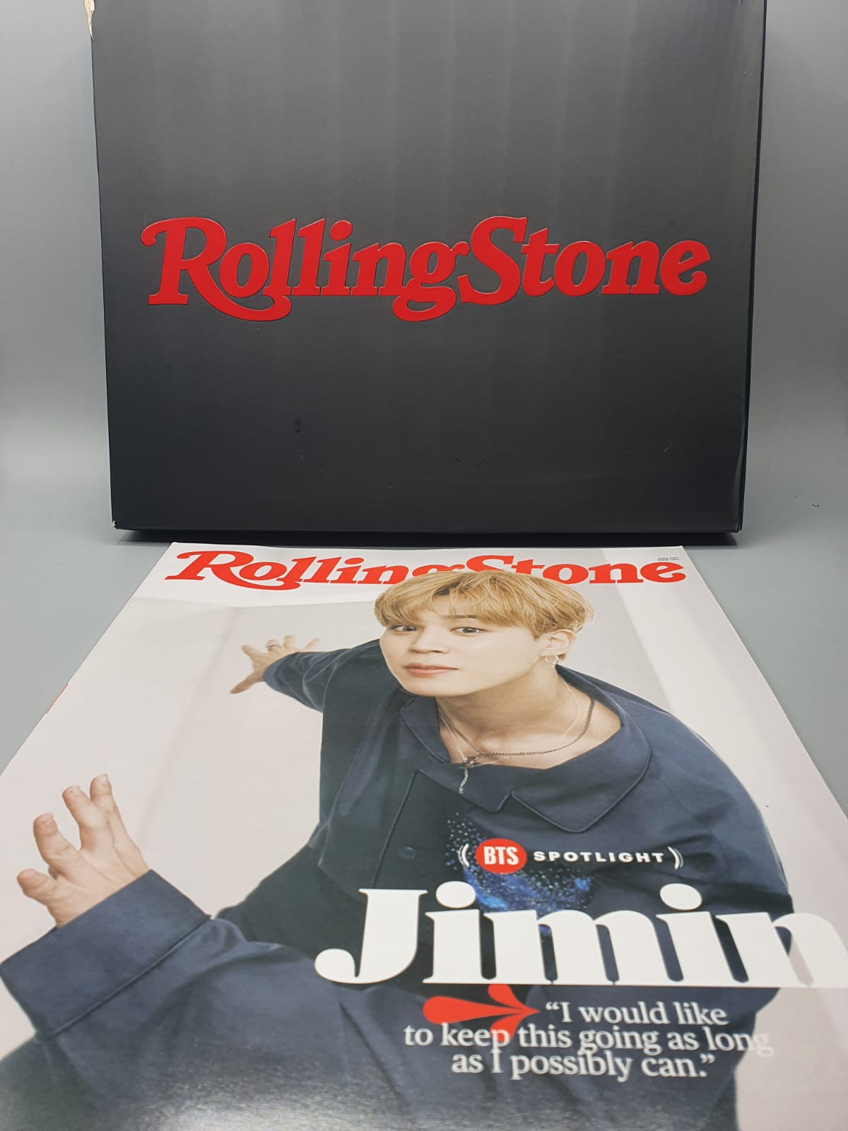 BTS Rolling Stone BTS Cover Edition 8pcs Magazines Collectors Box Set Autographed Jimin V RM Jungkook Jhope Jin Suga Limited Edition