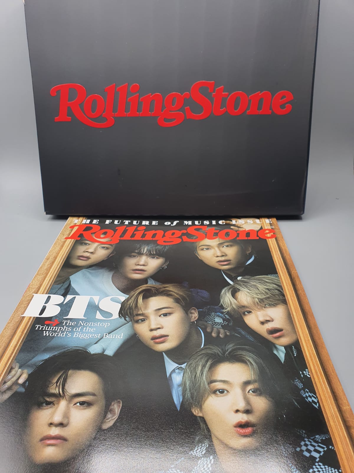 BTS Rolling Stone BTS Cover Edition 8pcs Magazines Collectors Box Set Autographed Jimin V RM Jungkook Jhope Jin Suga Limited Edition