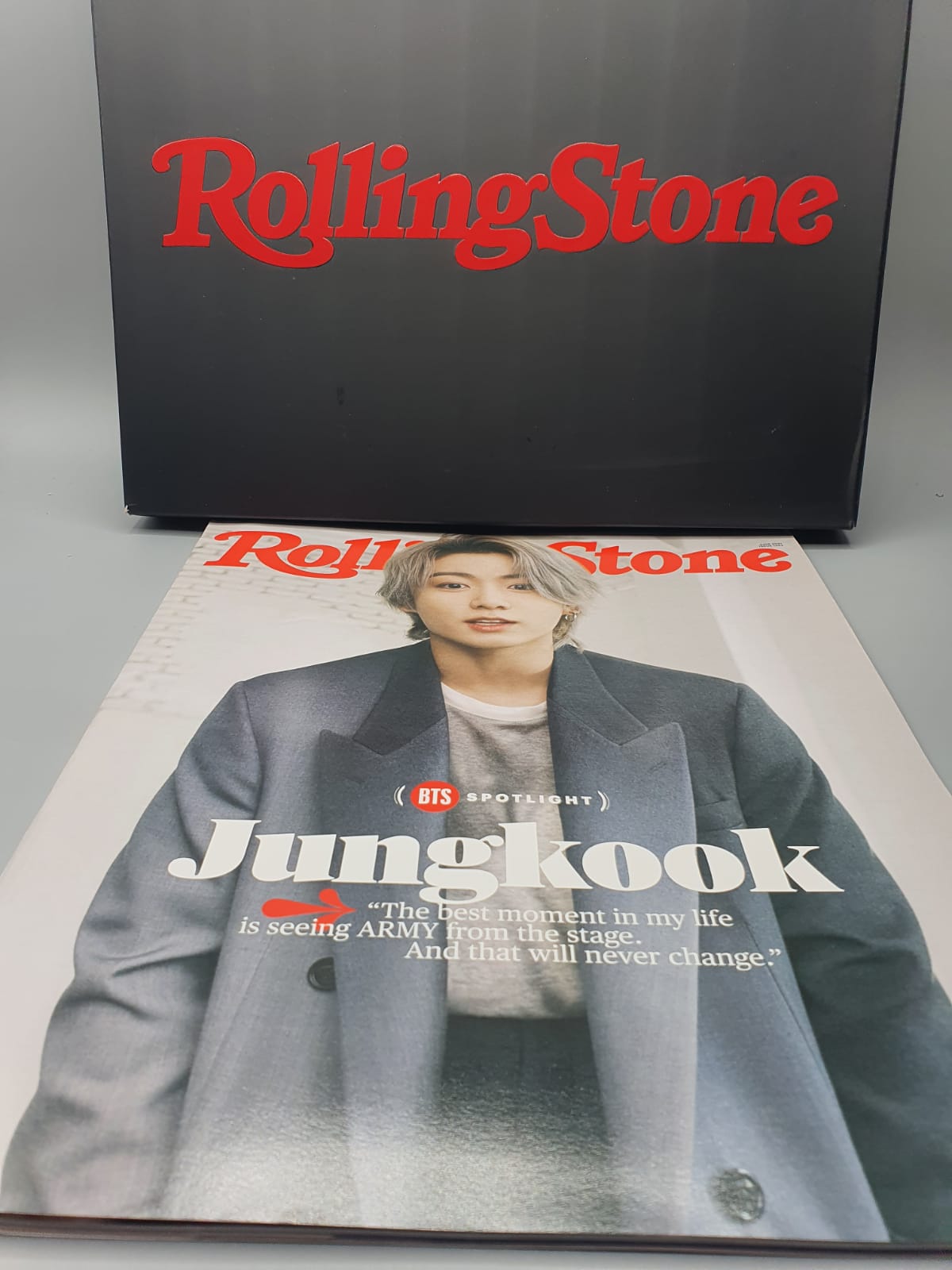 BTS Rolling Stone BTS Cover Edition 8pcs Magazines Collectors Box Set Autographed Jimin V RM Jungkook Jhope Jin Suga Limited Edition