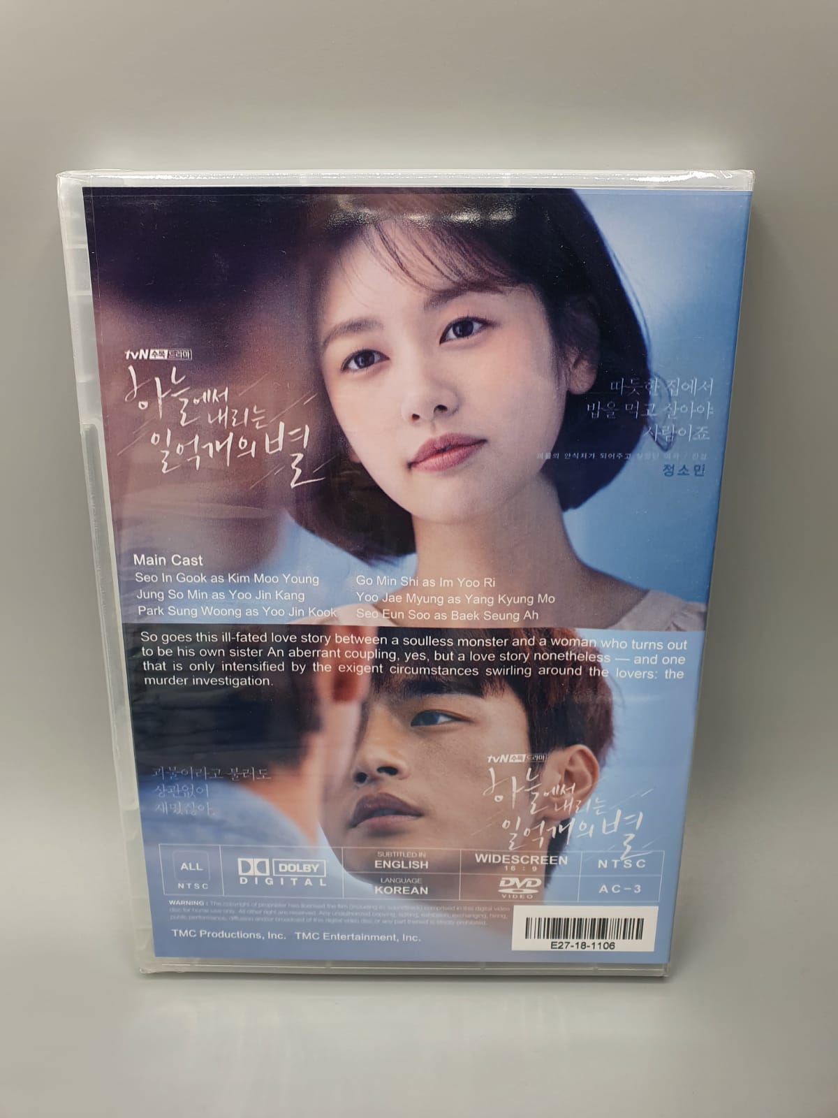 The Smile Has Left Your Eyes a.k.a Hundred Million Stars From the Sky Korean Series DVD English Subtitle Seo In Guk Jung So Min