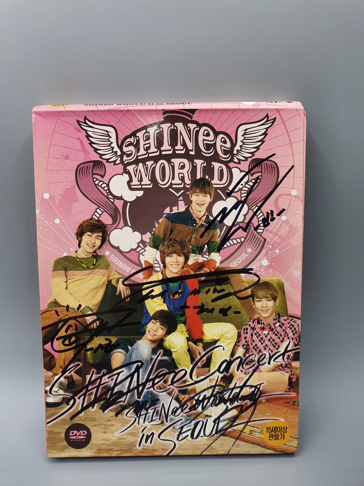 SHINEE WORLD Concert Live in Seoul DVD Autographed