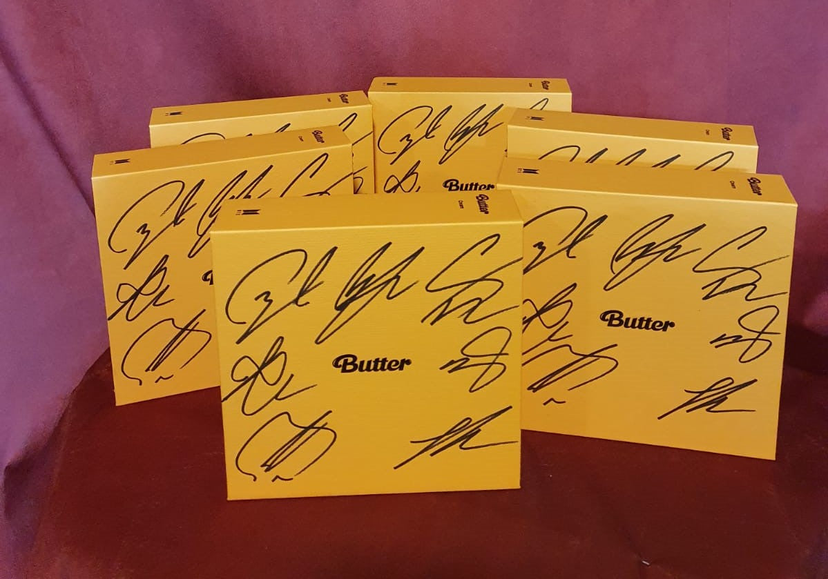 BTS Album BUTTER DELUXE - LIMITED EDITION AUTOGRAPHED!!!! mit