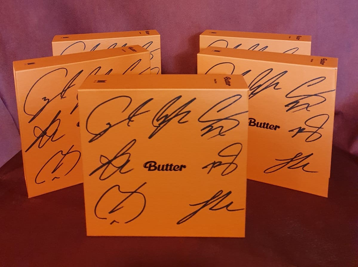 BTS Album BUTTER DELUXE - LIMITED EDITION AUTOGRAPHED!!!! mit