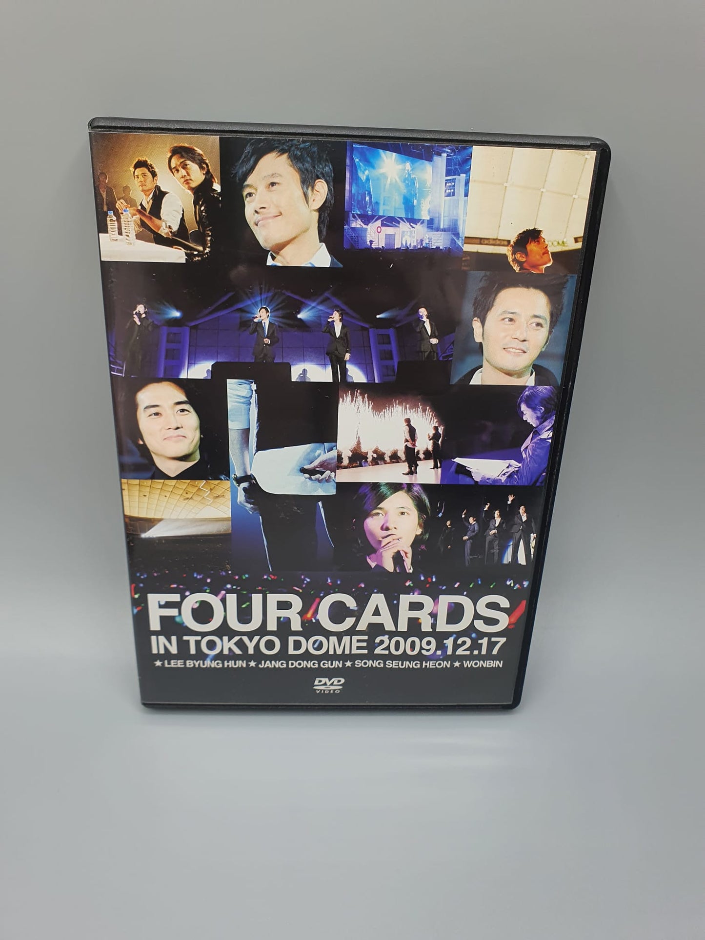 Four Card in Tokyo Dome  DVD 2009.12.17 Lee byung Hun Jang Dong‑gun Song Seung-heon Won bin