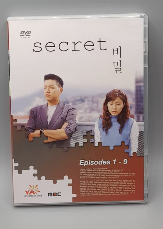 Secret Limited Edition DVD English Subtitle Korean Drama Kim Min Jong Kim Ha Neul Ryu Si Won Ha Ji Won