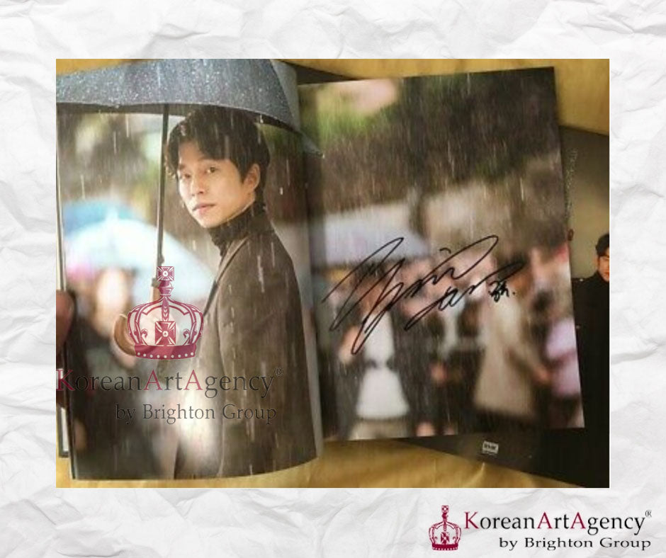 Goblin Kdrama Series Photobook Autographed Gong Yoo