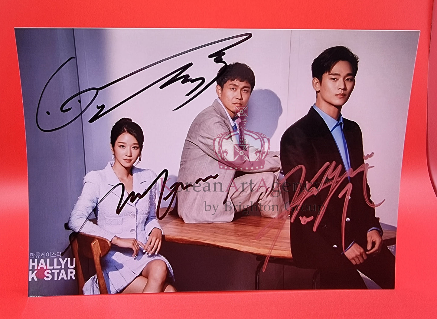 Kim Soo Hyun Seo Yea Ji It's Okay to Not be Okay Autograph