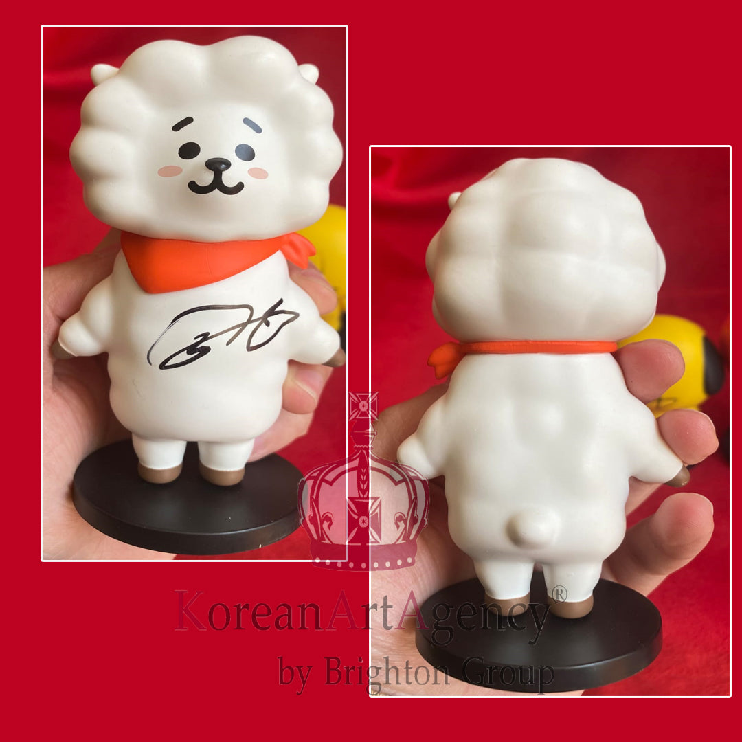 BT21 Action Figures  SET 7pcs JHope Jimin V Kim Tae Hyung Jin Jungkook RM Suga Autographed