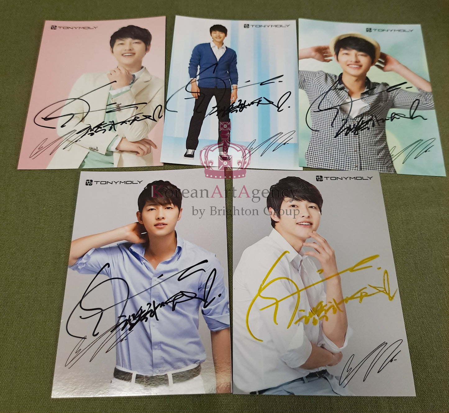 Song Joong Ki Tony Moly Autographs Set 5pcs