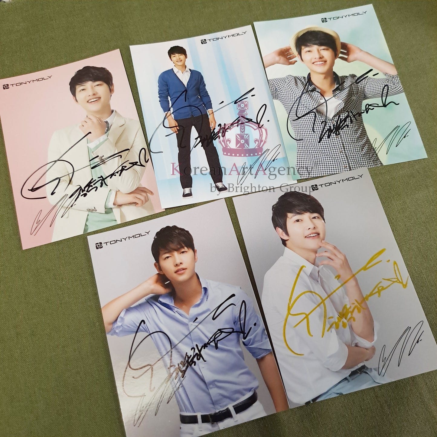 Song Joong Ki Tony Moly Autographs Set 5pcs