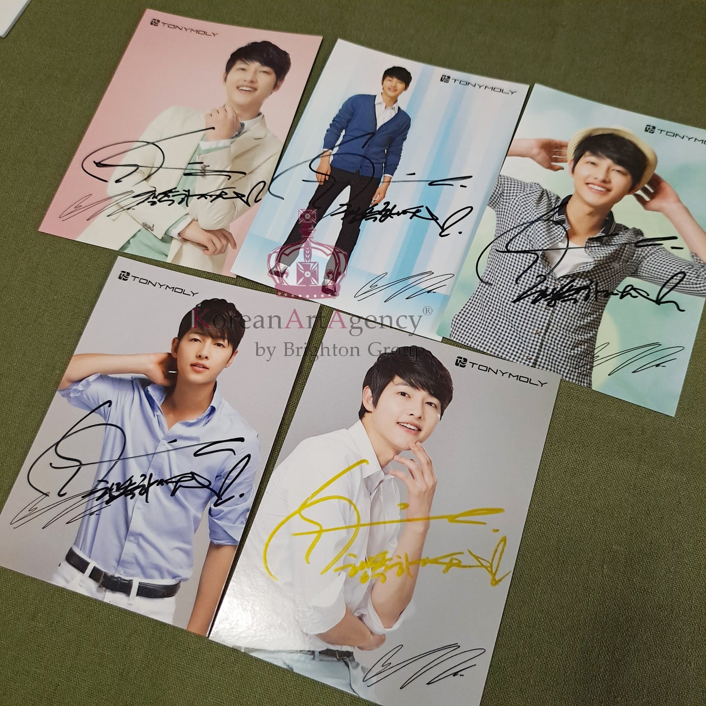 Song Joong Ki Tony Moly Autographs Set 5pcs