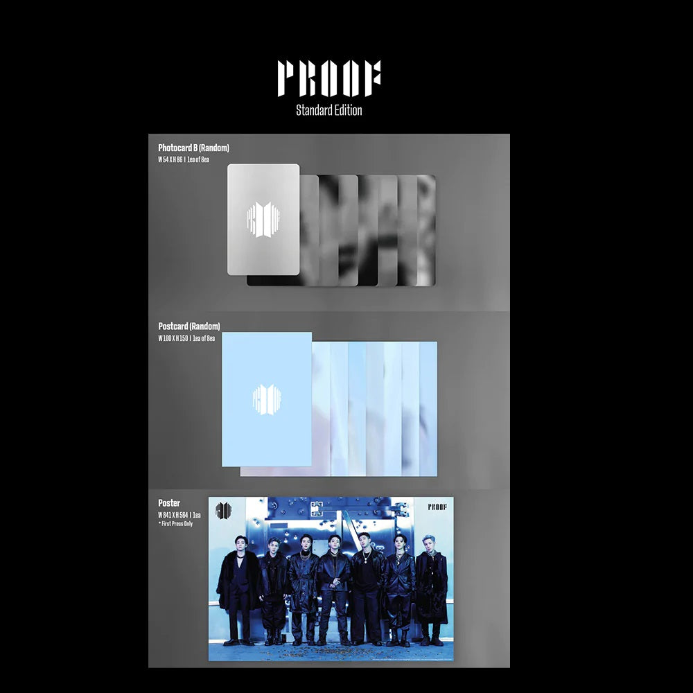 BTS Proof [3CD] Album Standard Edition Autographed