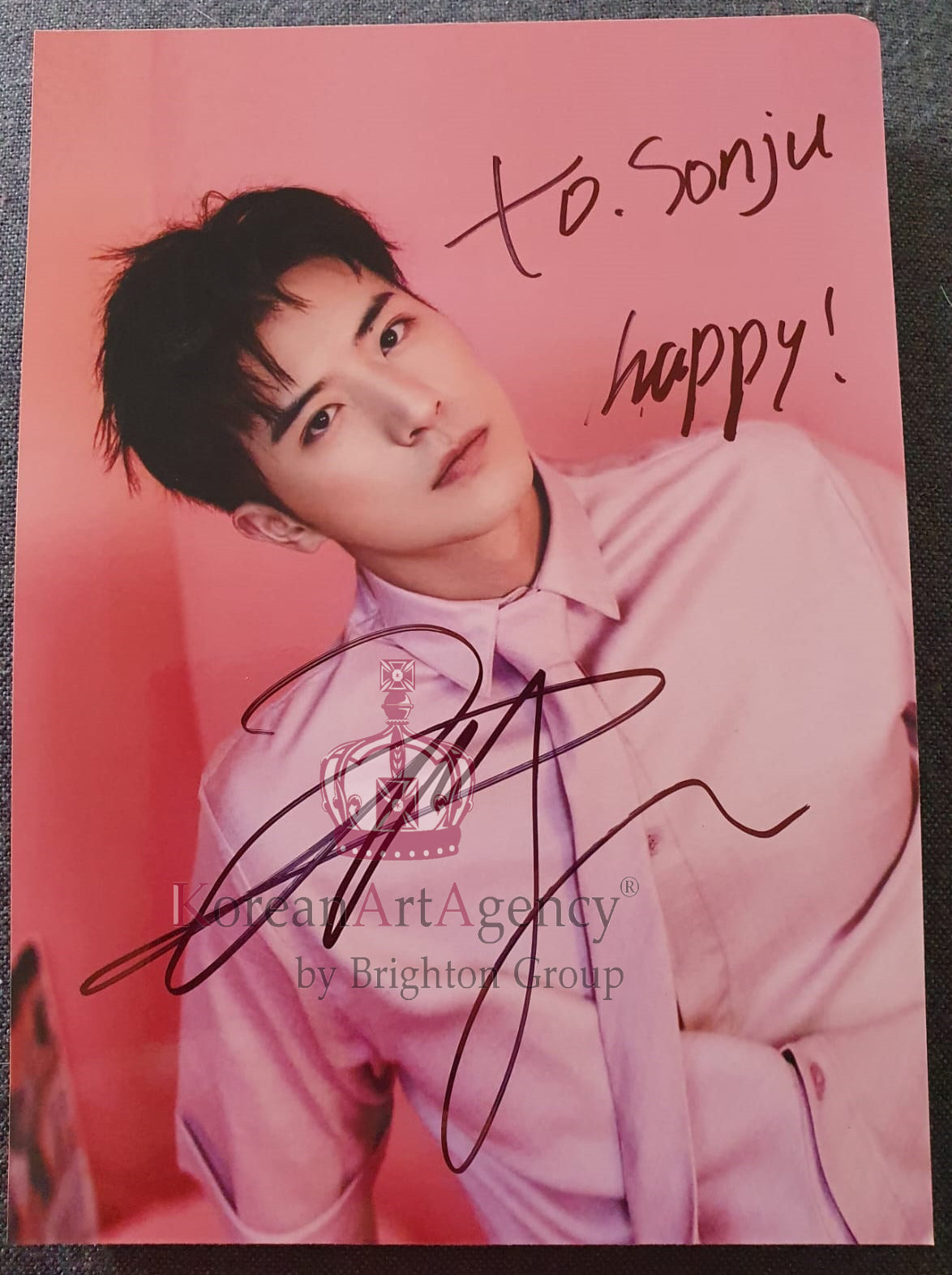 Personalized Autograph (Korean Artist, Kpop Idol, Chinese Artist, Etc.)