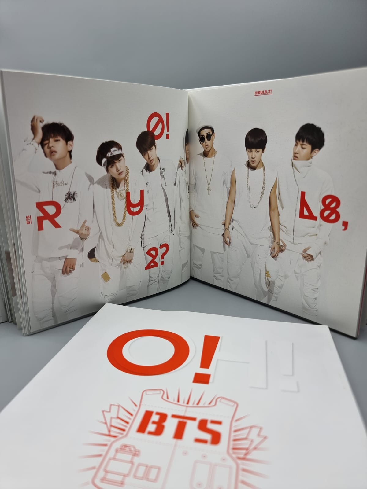 BTS O!RUL8,2? Oh! Are you late, too 1st Mini Album Suga Jin V Jungkook RM JHope Jimin Autographed LIMITED RARE