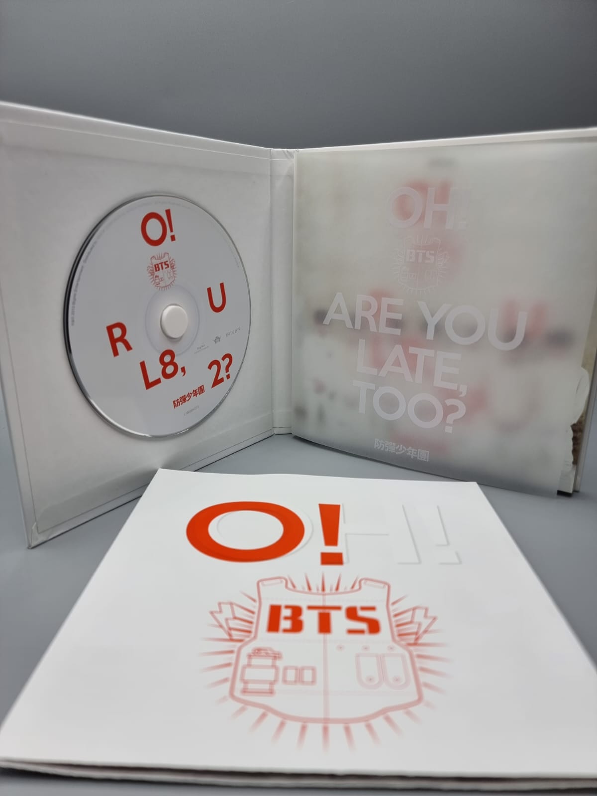 BTS O!RUL8,2? Oh! Are you late, too 1st Mini Album Suga Jin V Jungkook RM JHope Jimin Autographed LIMITED RARE