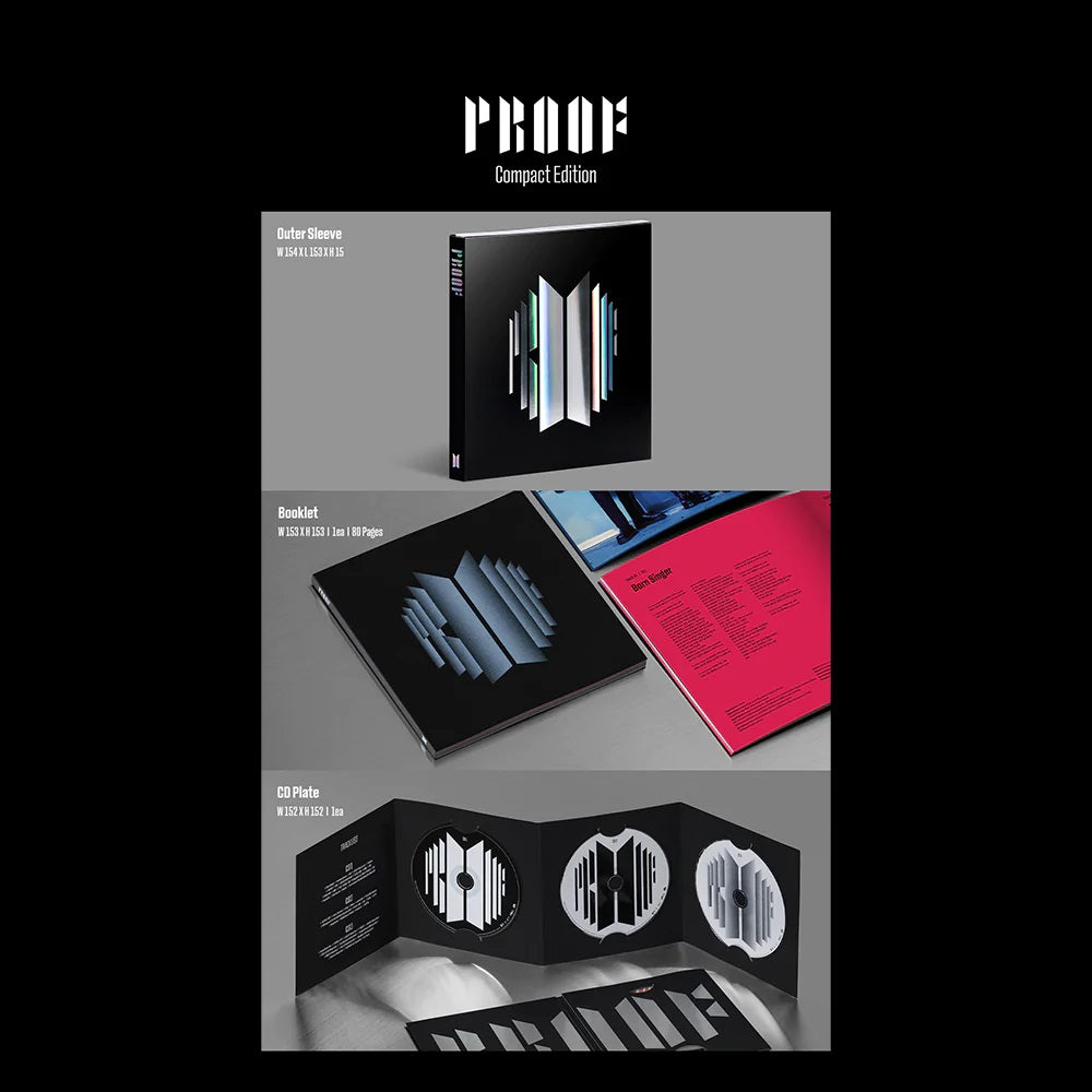 BTS Proof Album [3CD] Compact Edition Autographed