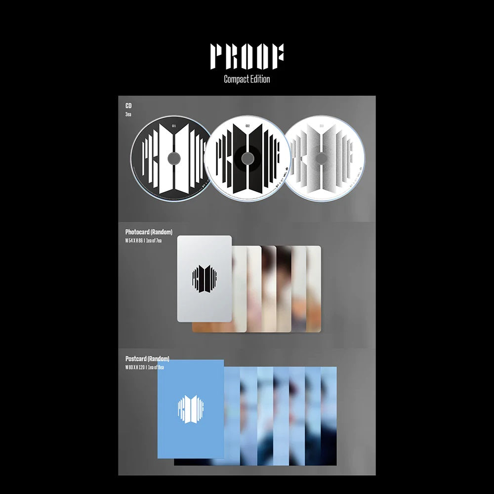 BTS Proof Album [3CD] Compact Edition Autographed