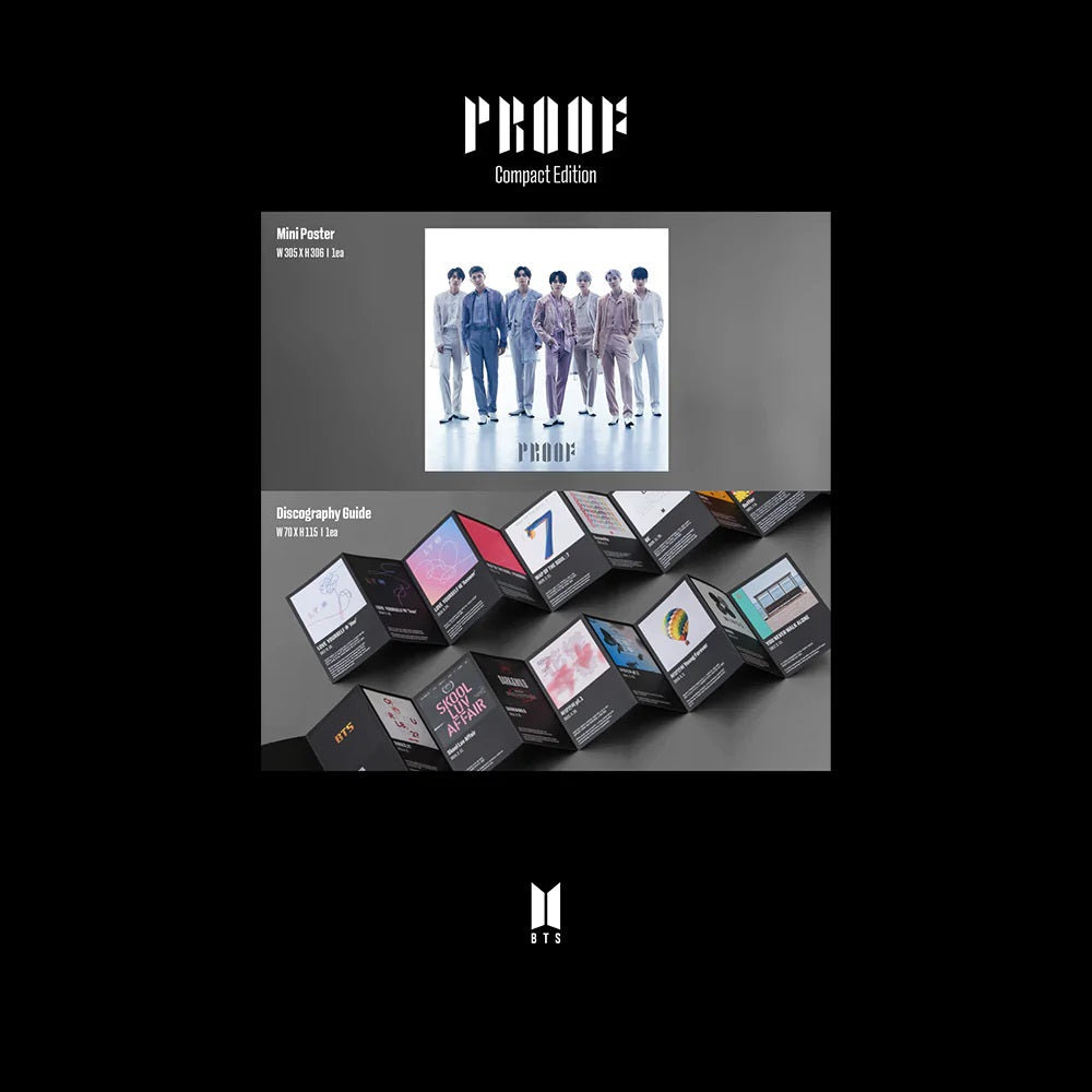 BTS Proof Album [3CD] Compact Edition Autographed